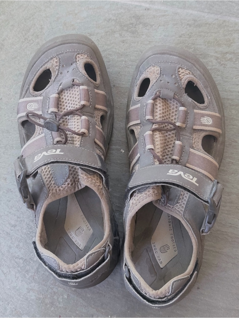 Women's Teva closed-toe sport/hiking sandals size 8